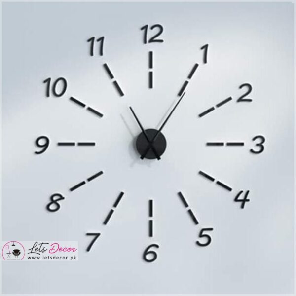 wall clocks black