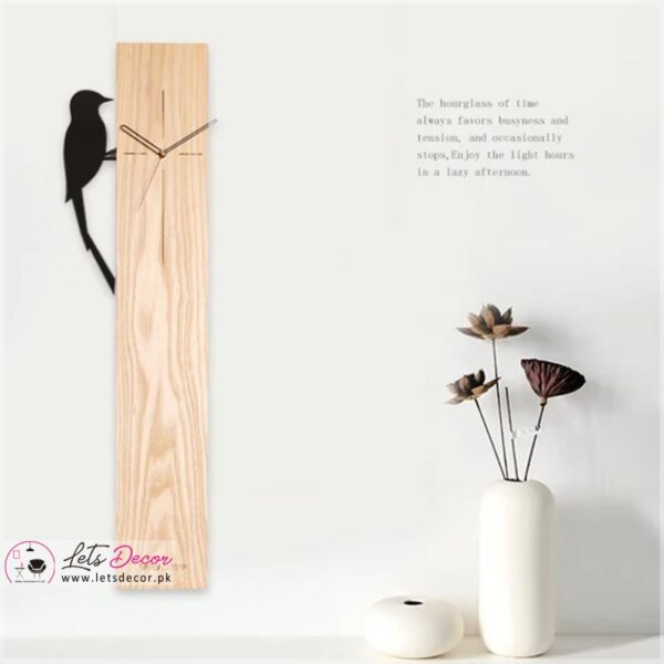 wooden wall clock, creative Wall clock for home and offices, 3D design